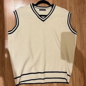 oversized brandy melville sweater vest